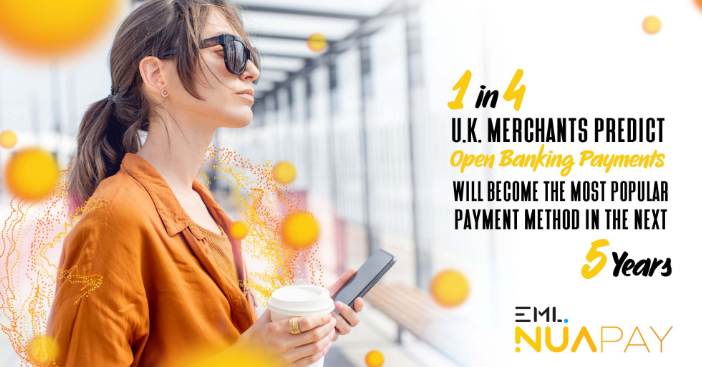 EML Commissioned Research Finds 1 In 4 U.K. Merchants Predict Open Banking Payments Will Become The Most Popular Payment Method In The Next 5 Years
